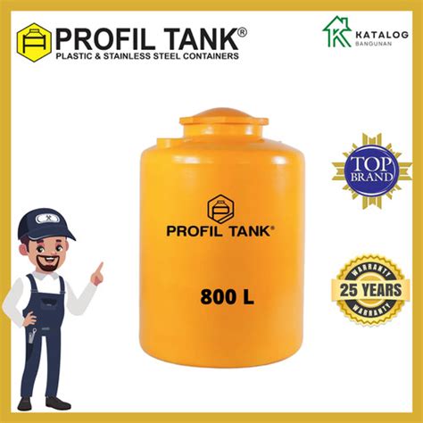 Jual Tangki Air Profil Tank TDA 800 Liter Toren Air Plastik Profil