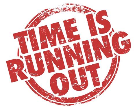 Time is Running Out Stamp Deals