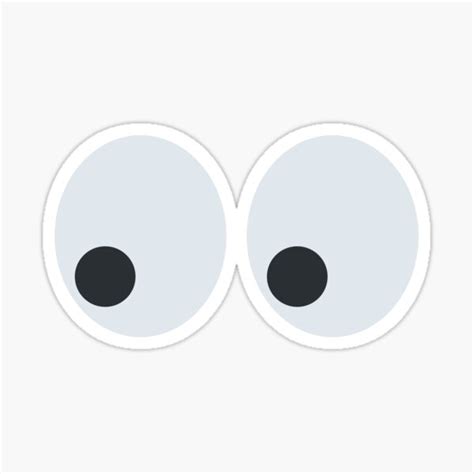 "Eyes Emoji" Sticker for Sale by Winkham | Redbubble