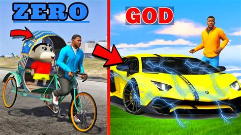 Franklin Upgrading Zero To God Super Car In Gta Shinchan And Chop