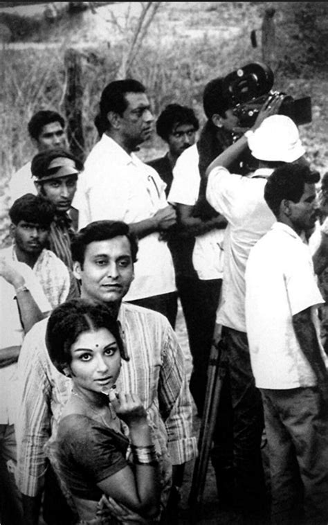 Satyajit Ray Directing Sharmila Tagore And Soumitra Chatterjee On The