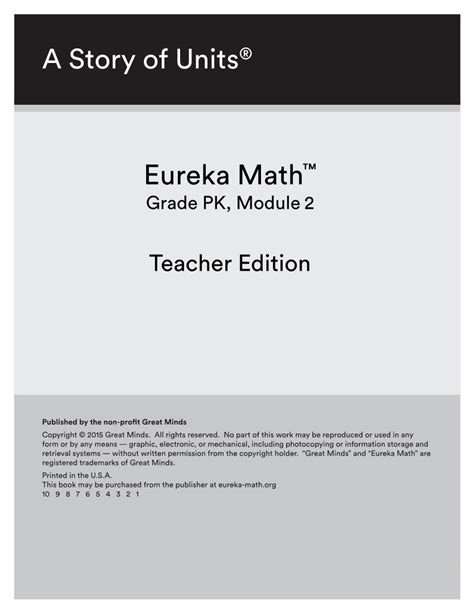 Eureka Math A Story Of Units DocsLib