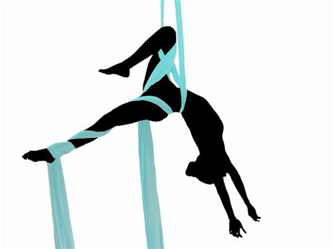 Aerial Silks Silhouette at GetDrawings | Free download