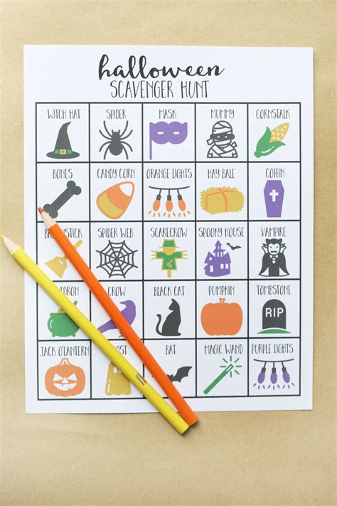 How to Play a Fun Halloween Scavenger Hunt Game – Craftivity Designs