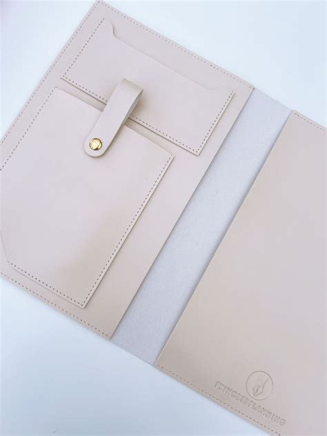 Nude Portfolio Planner Cover A Notebook Food Diary Holder