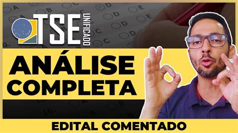 Edital Sistematizado Tse Unificado I Prof Walber Oliveira Youtube