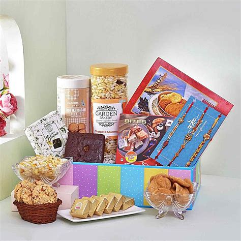 Buysend Sneh Designer Rakhi Set And Goodies T Tray Online Fnp