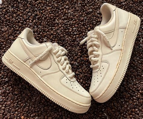 Nike Air Force 1 Coffee Custom Etsy De