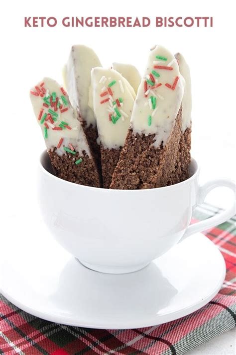 Keto Gingerbread Biscotti All Day I Dream About Food