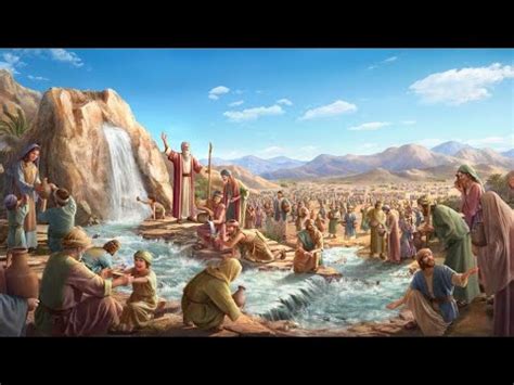 Moses Struck The Rock In Horeb Sweet Water Numbers Youtube