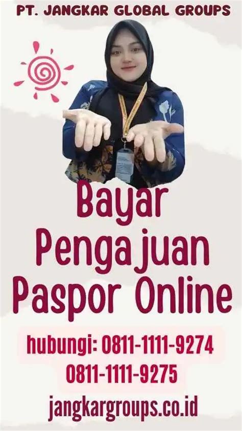 Bayar Pengajuan Paspor Online Jangkar Global Groups