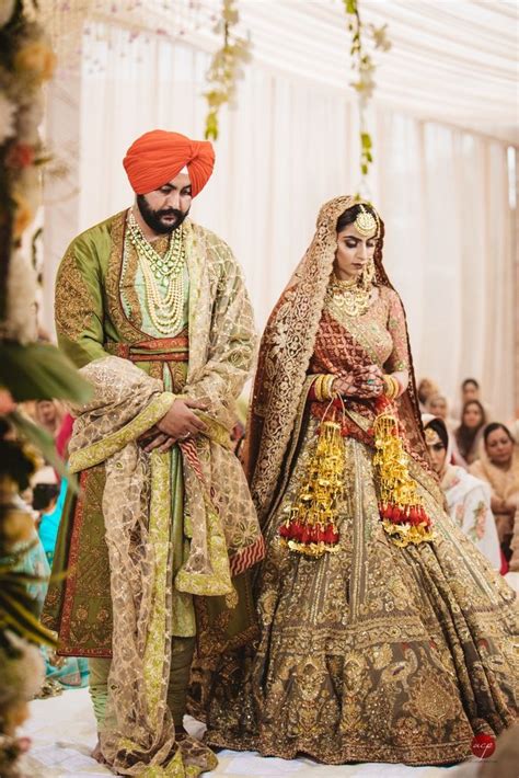 Buy Punjabi Wedding Dress For Bride Cheap Online