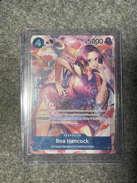 One Piece Tcg Romance Dawn Boa Hancock Op01 078 Sr Ancien Art Anglais Comme Neuf Eur 53