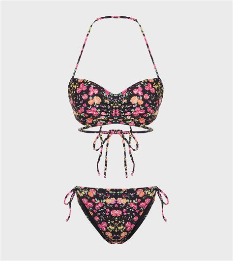 Buy Trendyol Floral Patterned Bikini Set In Multiple Colors Thstreet Uae