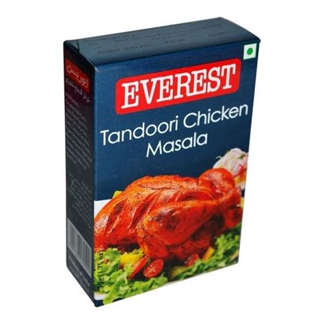 Everest Tandoori Chicken Masala Powder 100gm Evereast Tandoori Chicken Chicken Masala Masala