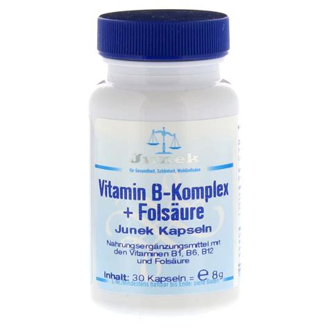 Vitamin B Komplex Fols Ure Junek Kapseln St Ck Medpex