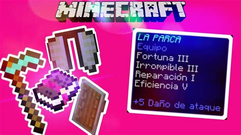 📖🔥guia De Encantamientos Para La Azadaotras Herramientas Minecraft