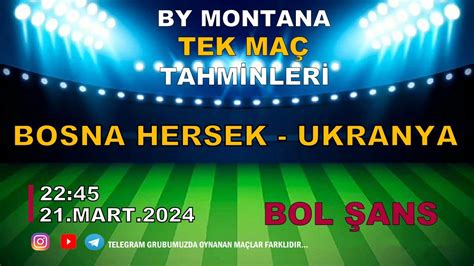 Mart Ddaa Tahm Nler G N N Iddaa Analizleri Bosna Hersek