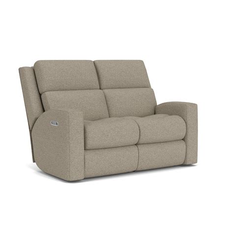 Flexsteel Score 2805-60L 043-01 Contemporary Power Reclining Loveseat ...