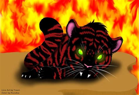 Demon Tiger by oOParadoxOo on DeviantArt