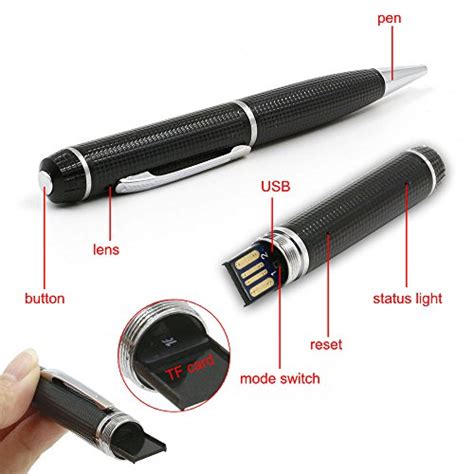 Ztcoo Hidden Camera Spy Pen Camera Hd 1080p Spy Recorder Pen Video