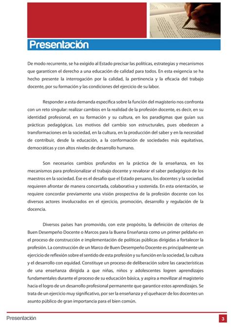 Marco Buen Desempeno Docente Pdf