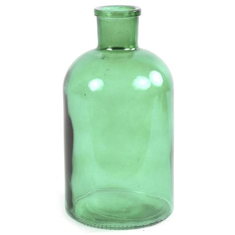 Countryfield Vaas Mintgroen Glas Apotheker Fles D X H Cm