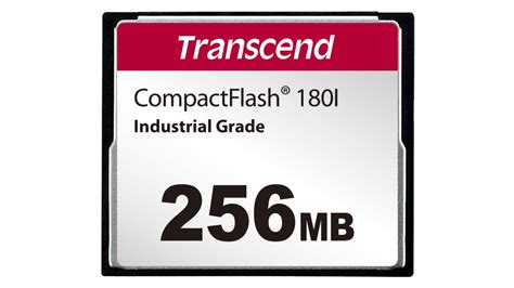 Ts256mcf180i Transcend Cf180i Compactflash Industrial 256 Mb Slc Compact Flash Card Rs