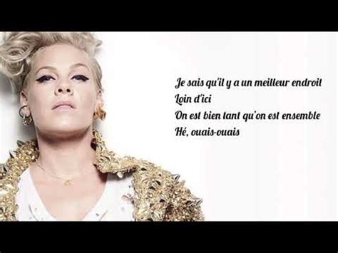 P Nk Runaway Paroles En Fran Ais Youtube