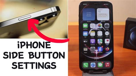 How To Configure Iphone Side Button Settings Youtube