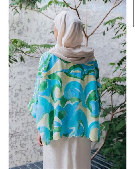 Rent Hani Mokhta Tropicola Blue Women S Fashion Muslimah Fashion