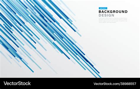 Abstract Blue Diagonal Lines On White Background Vector Image