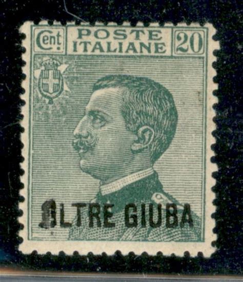 ITALIA Colonie Oltre Giuba Posta Ordinaria 1925 Asta Asta Per