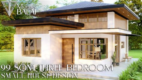 Modern Small House Design 3 Bedroom 99 Sqm Only Youtube