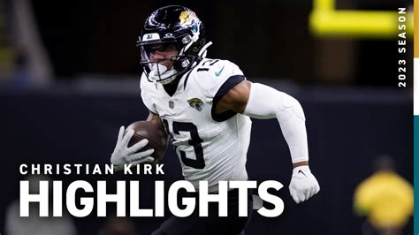 Christian Kirk Top Plays 2023 Season Jacksonville Jaguars