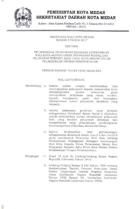 PDF Pelaksanaan Pelimpahan Sebagian Kewenangan Tata Ruang Dan