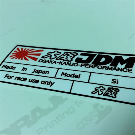 Osaka Jdm Stickers Kanjo Custom Racing Decals And Stickers