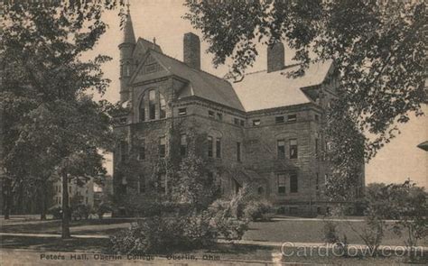 Peters Hall Oberlin College Ohio Postcard