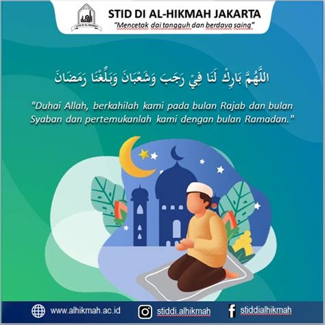 Doa Keberkahan Di Bulan Rajab Dan Sya Ban Stid Di Al Hikmah Jakarta