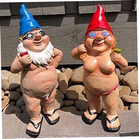 Amazon Resin Garden Gnomes Peeing Gnome Funny Naked Garden Gnomes