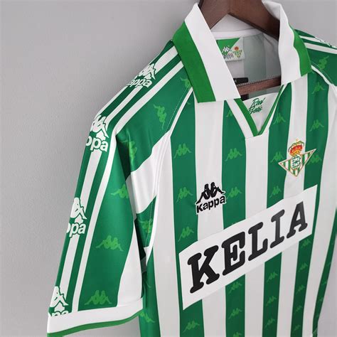 Real Betis 95 97 Retro Home Kit Vintage Soccer Shirt Etsy