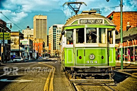 Memphis Trolley Riverfront Loop Photograph By David Bunk Fine Art America