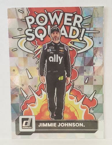 2023 Donruss Power Squad Checkers PS6 Jimmie Johnson EBay