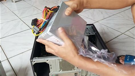 Eyota Atx 500w How To Open And Install Computer Cpu Power Supply Cara