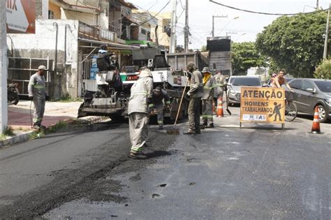 Obras de asfaltamento avançam nos bairros do Telégrafo e Guamá REDEPARÁ