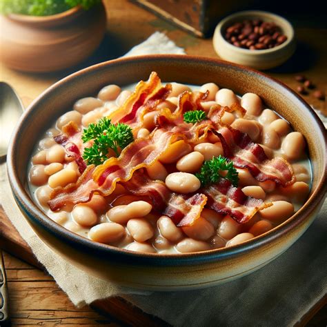 Frijoles Blancos Con Tocino Receta Casera Y Nutritiva