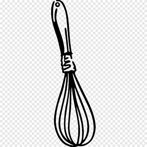 Ilustração batedor preto Whisk Kitchen Line art Drawing Decalque em