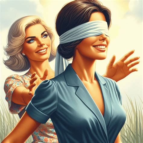 Women Playing Blind Mans Bluff By Andrevm99 On Deviantart