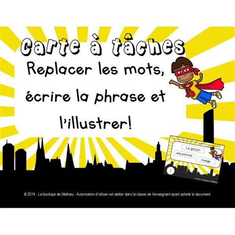 Cartes T Ches De Lecture Replacer Crire Team Teaching Teaching