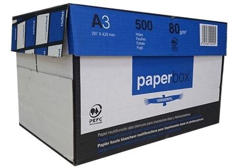 Papel Lucas Rojas A3 80gr Blanco Calidad Alta 5unds